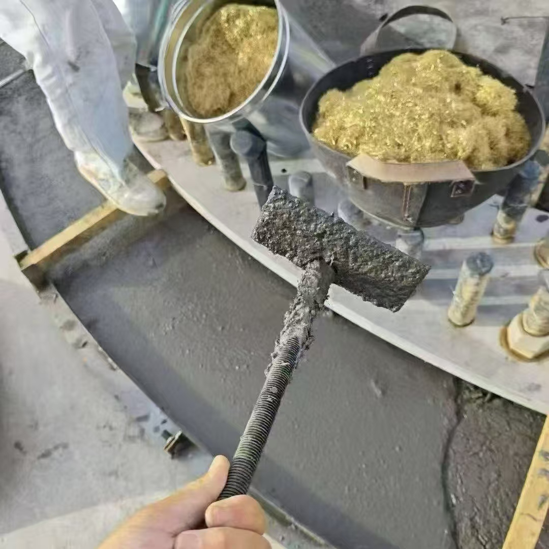 秦都C120钢纤维高强无收灌浆料 轧机压缩机汽轮机发电机锻压设备底座灌浆材料